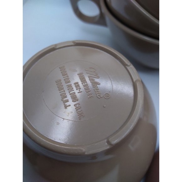 Vtg. MCM Atomic Melmac Marcrest/ Boonton 11 Melamine Cups 2 Creamers Bundle READ - Picture 8 of 16